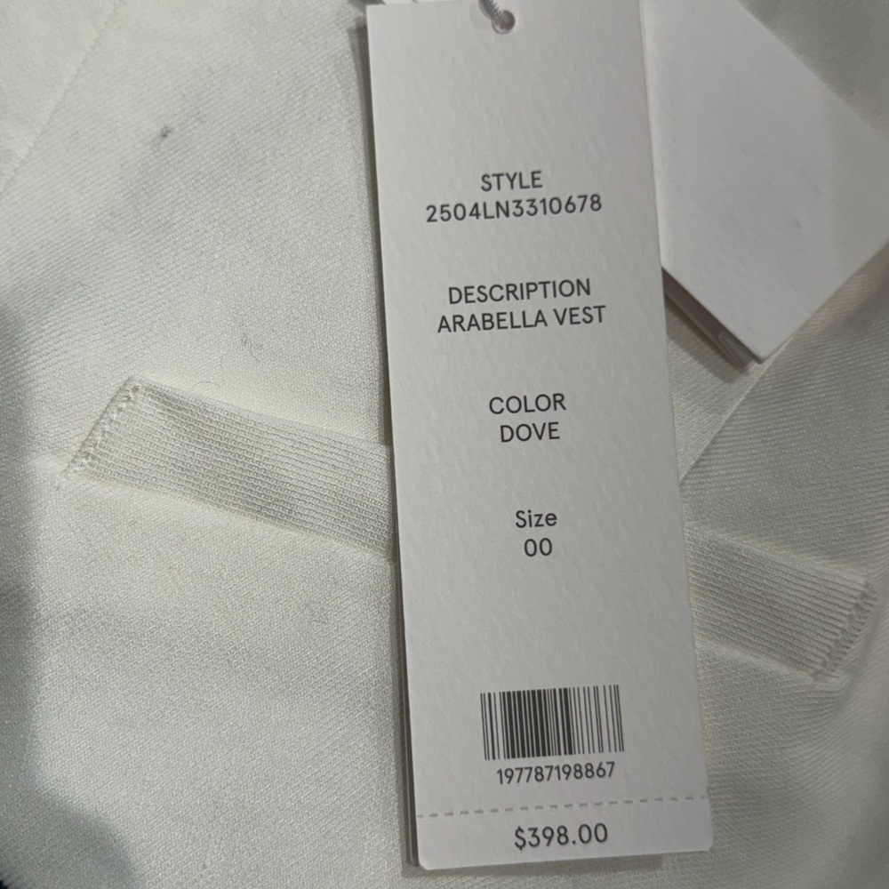 Veronica Beard Arabella Halter Vest Dove NWT - Picture 10 of 11